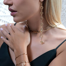 Load image into Gallery viewer, 14K Gold Crown Chakra Charm with Detachable Lock