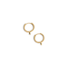 Load image into Gallery viewer, 14K Gold Hoop Earrings – Charm Compatible