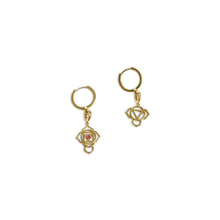 Load image into Gallery viewer, 14K Gold Hoop Earrings – Charm Compatible