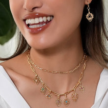Load image into Gallery viewer, 14K Yellow Gold Natural Yellow Sapphire Solar Plexus Chakra Charm with Detachable Lock Wear as Necklace, Pendant, Bracelet or Earrings 1