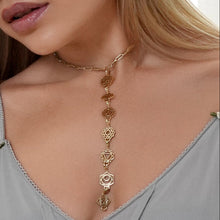 Load image into Gallery viewer, 14K Yellow Gold Root Chakra Charm with Detachable Lock 