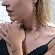 Load image into Gallery viewer, 14K Gold Hoop Earrings – Charm Compatible