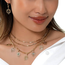 Load image into Gallery viewer, Gold Hollow Paperclip Chain – Wear as Necklace or Bracelet