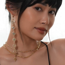 Load image into Gallery viewer, 14K Gold Hoop Earrings – Charm Compatible