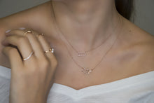 Load image into Gallery viewer, Classic Butterfly and Flower Diamond Pendant