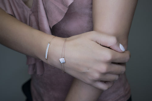 Classic Quadrilateral Diamond Bracelet