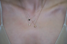 Load image into Gallery viewer, Classic Twist Bezel Diamond Gold Pendant 