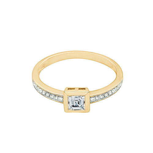 Classic Infinity Princess Cut Diamond Ring