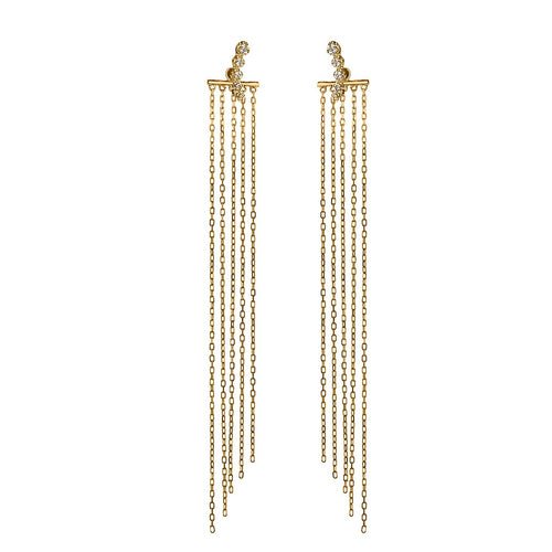 Two Ways Wear Chic Chandelier Diamond Earrings