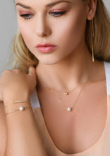Load image into Gallery viewer, Diamond Bracelet with Adjustable Chain