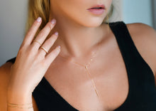 Load image into Gallery viewer, Classic Micro Pave Diamond Bar Ring