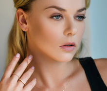 Load image into Gallery viewer, Classic Micro Pave Diamond Bar Ring