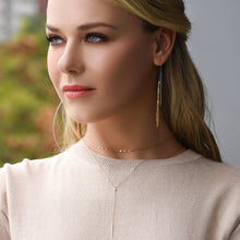 Load image into Gallery viewer, This fabulous diamond necklace is the perfect mix of modern and classic design, crafted to accent the beauty of the round brilliant diamond in a bezel set. For stunning day to night looks, look no further.