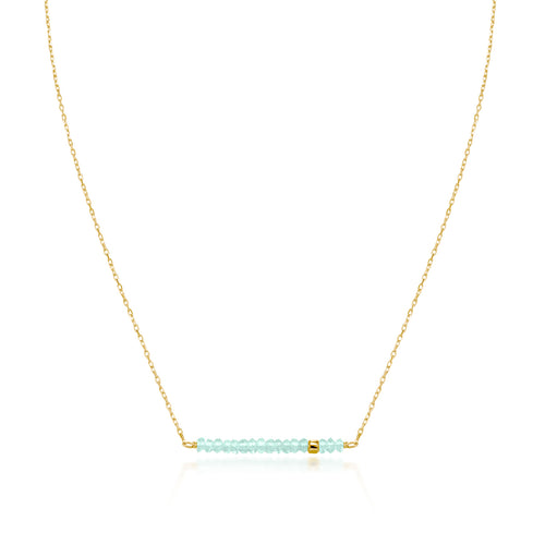 Classic Apatite Bracelet with Adjustable Chain