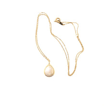 Load image into Gallery viewer, Labradorite Gemstone Pear Shape Gold Neckalce