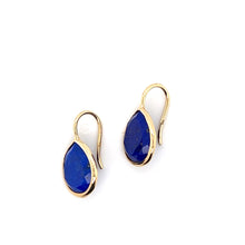 Load image into Gallery viewer, Magical Lapis Lazuli Gemstone Gold Earrings