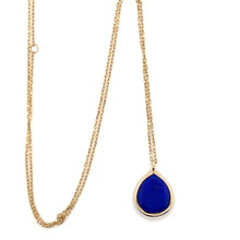 Load image into Gallery viewer, Magical Lapis Lazuli Gemstone Gold Neckalce