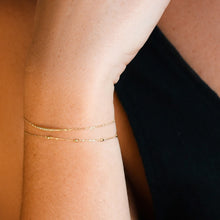 Load image into Gallery viewer, Diamond Bracelet with Adjustable Chain