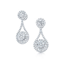 Load image into Gallery viewer, Bridal Classic Two Way Wear Diamond Earrings